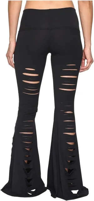 teeki Long Bell Bottom Pant for Women High-Waist Stretchy Flare Bell Bottoms Premium Athletic Pants Retro 70s