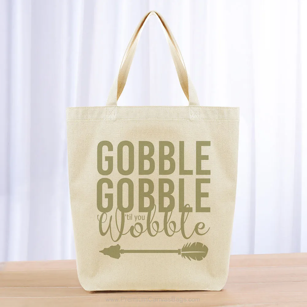 Thanksgiving Tote Bag - khaki