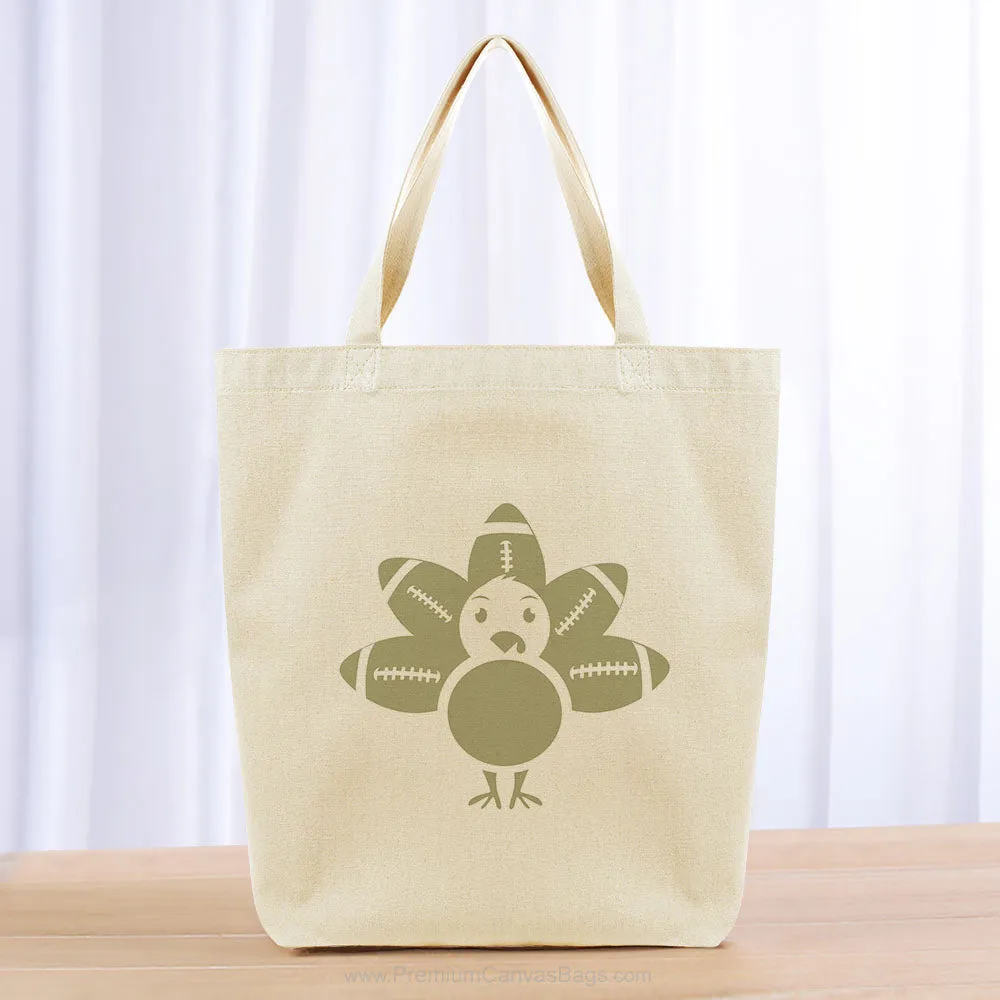 Thanksgiving Tote Bag - khaki