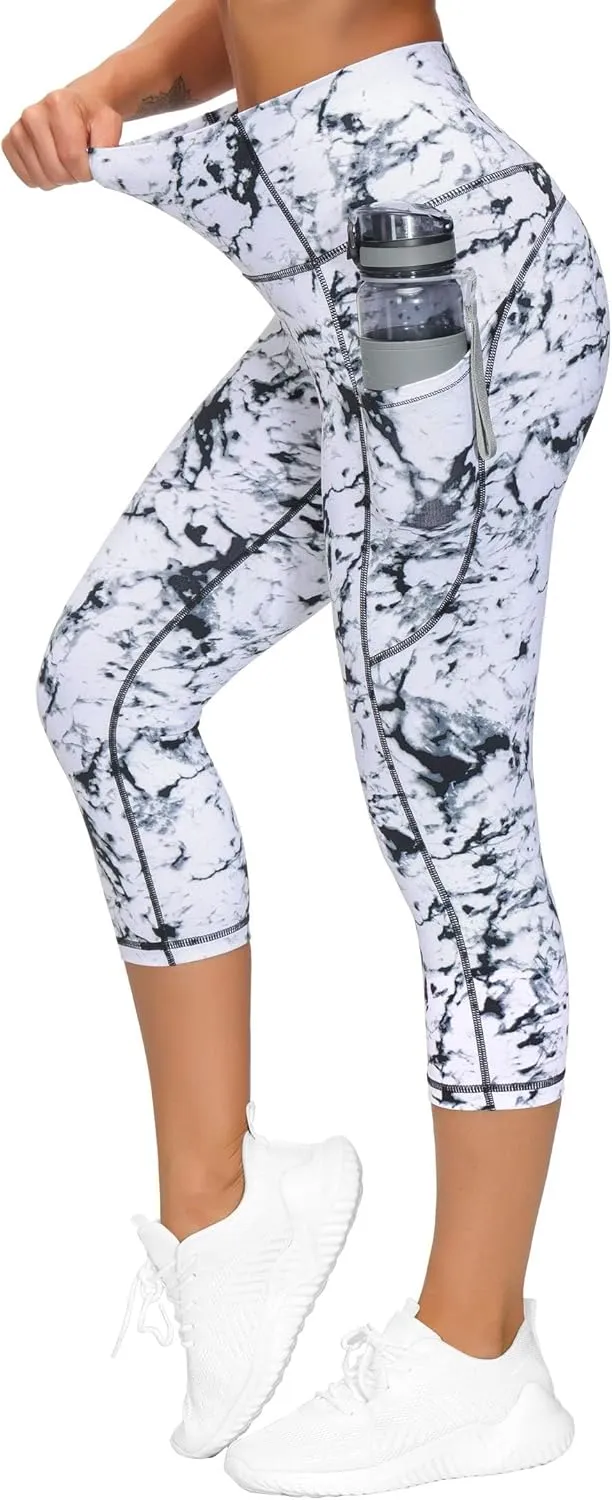 THE GYM PEOPLE Womens' Yoga Pants High Waist with Pocket Tummy Control