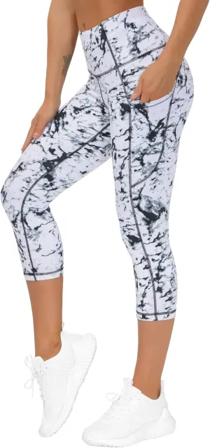 THE GYM PEOPLE Womens' Yoga Pants High Waist with Pocket Tummy Control