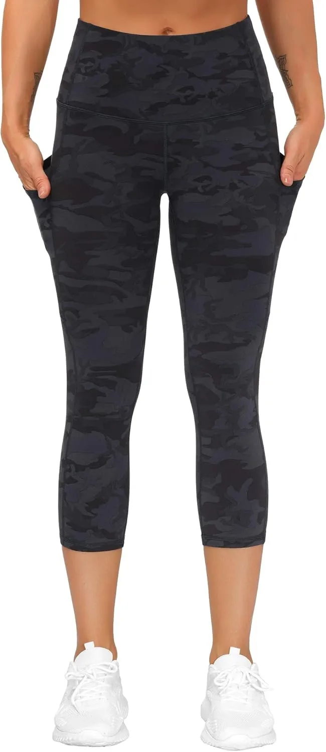 THE GYM PEOPLE Womens' Yoga Pants High Waist with Pocket Tummy Control