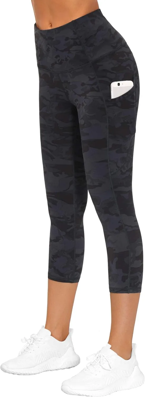 THE GYM PEOPLE Womens' Yoga Pants High Waist with Pocket Tummy Control
