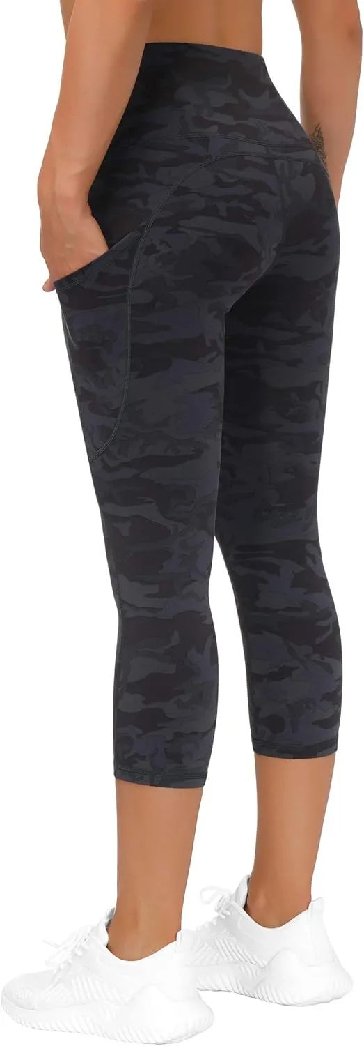 THE GYM PEOPLE Womens' Yoga Pants High Waist with Pocket Tummy Control
