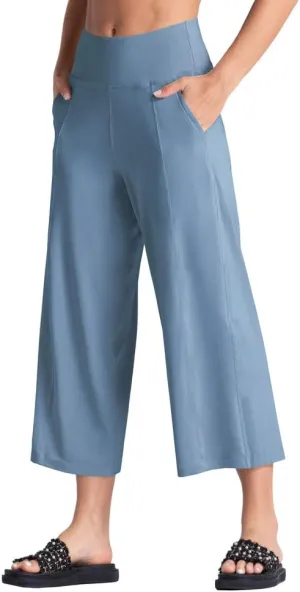 THE GYM PEOPLE Womens' Yoga Pants with Pockets and Tummy Control High Waist in Flare Crop