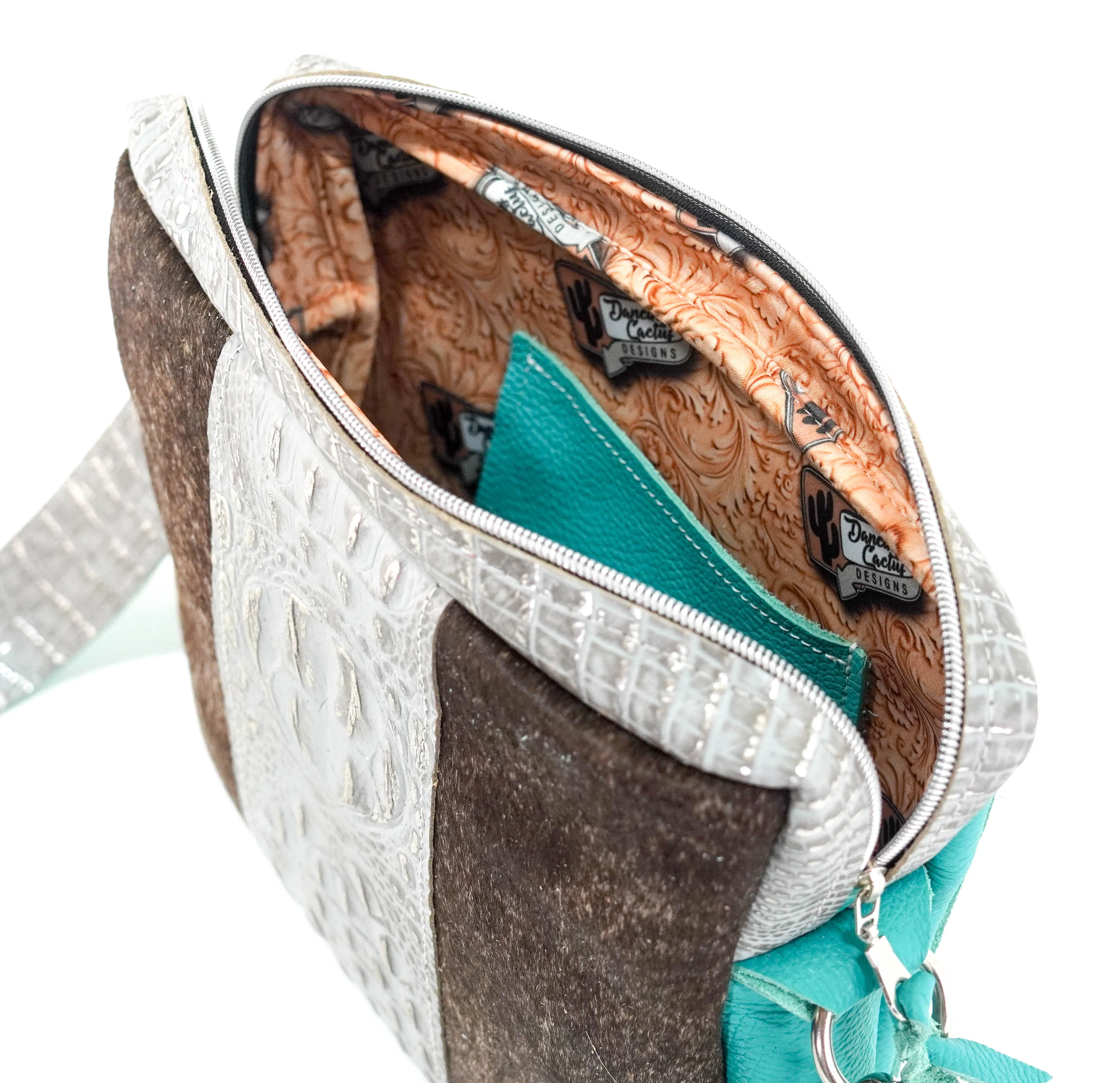 The Pony Express - Brindle w/ Sterling Croc