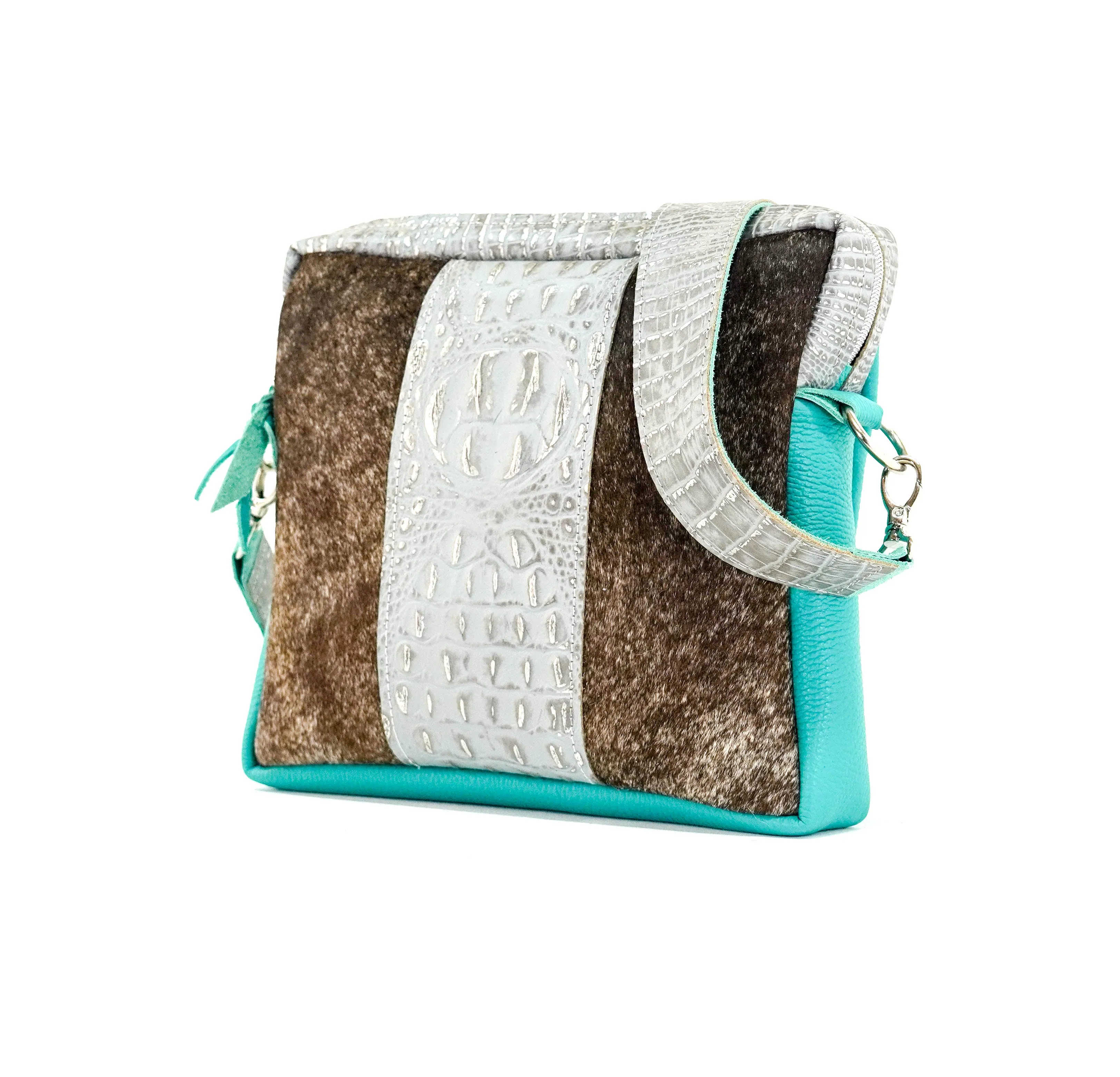 The Pony Express - Brindle w/ Sterling Croc