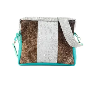 The Pony Express - Brindle w/ Sterling Croc