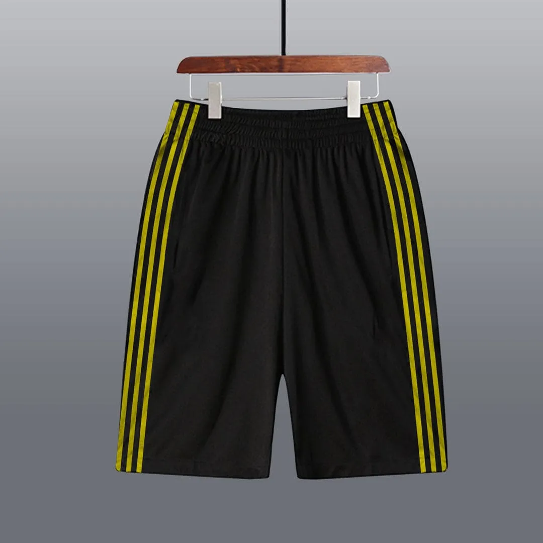 Three Stripes Moisture Wicking Men Short