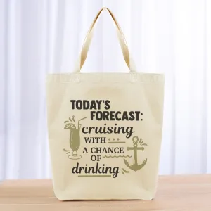 Today's Forcast Tote Bag - khaki