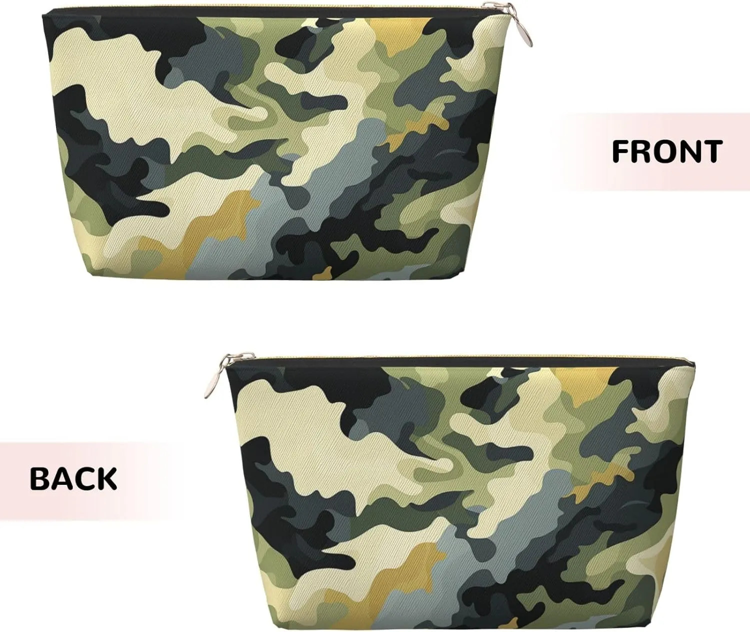 Toiletry Bag for Women Men Dopp Kit Travel Makeup Bag Khaki Camouflage Make Up Organizers Cosmetic Bag