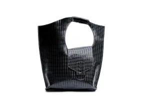 Tokyo Core Shoulder Bag in Patent Navy