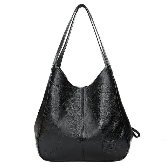 Top-handle Bolsos Designer Summer special Sac Handbags Vintage Women Leather Female 2019 Casual Totes Feminina Women Bags Shoulder Vfemage Weather-resistant Bags