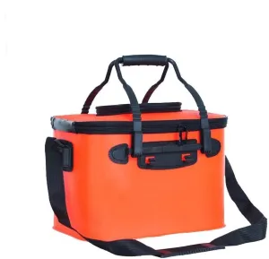 TOPIND Folding Fishing Bucket Portable Folding Water Pail Insulation Collapsible EVA Water Bucket Outdoor Waterproof Bucket Fishing Tackles