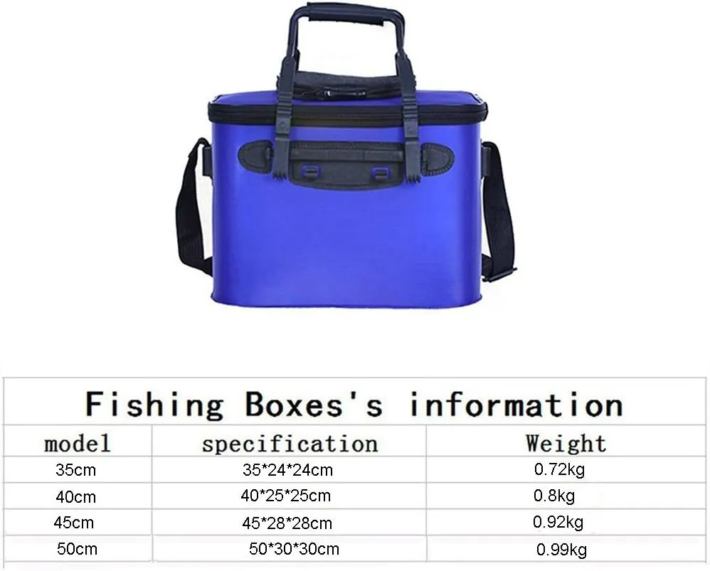 TOPIND Folding Fishing Bucket Portable Folding Water Pail Insulation Collapsible EVA Water Bucket Outdoor Waterproof Bucket Fishing Tackles