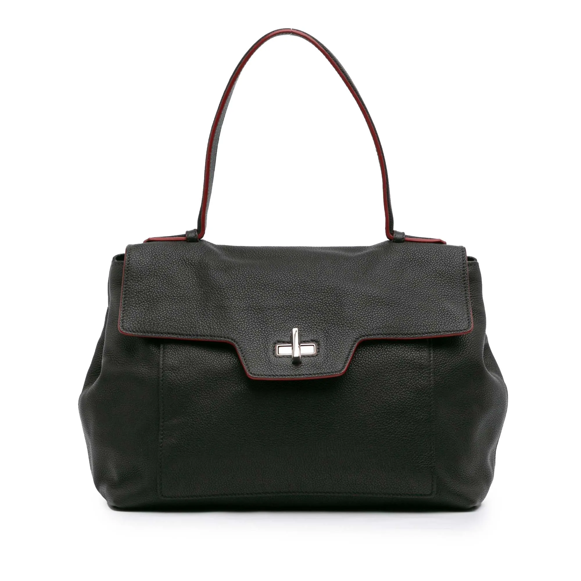 Toro Leather Top Handle Flap Satchel
