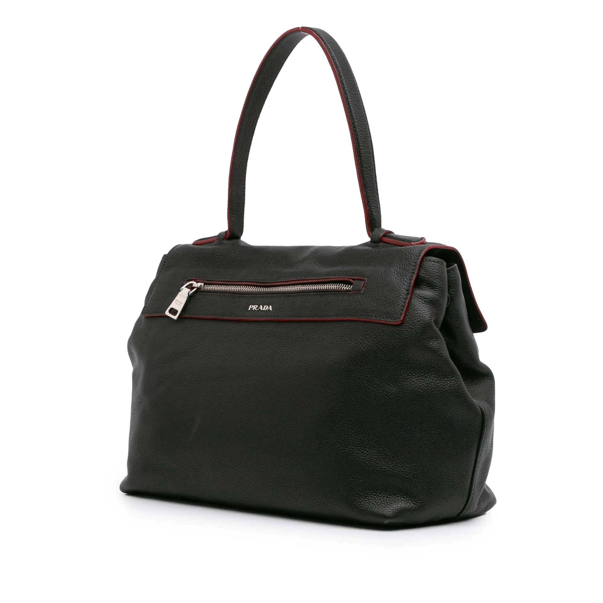 Toro Leather Top Handle Flap Satchel