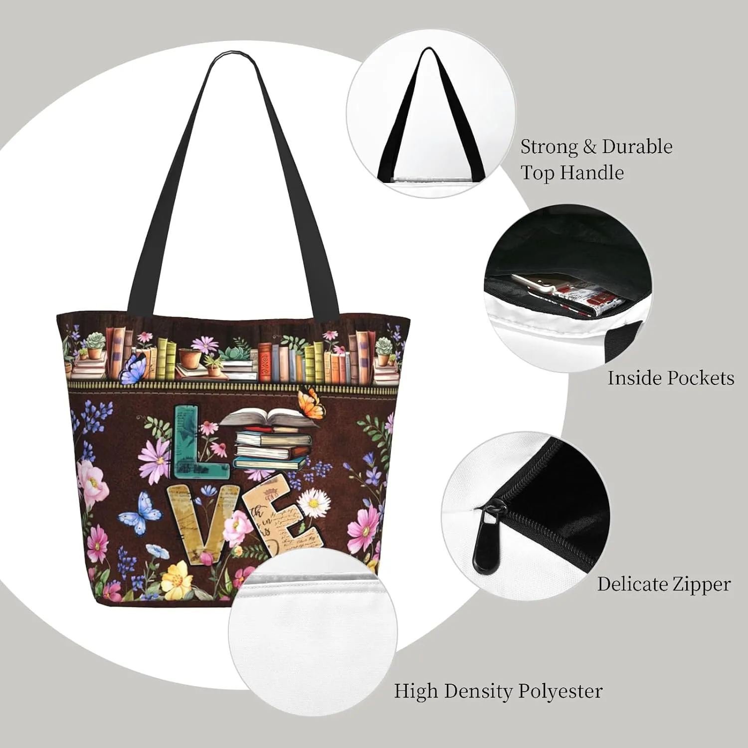 Tote Bag for Women Gifts Shoulder Handbag Shopping Bags For Women Work Birthday Mother Day