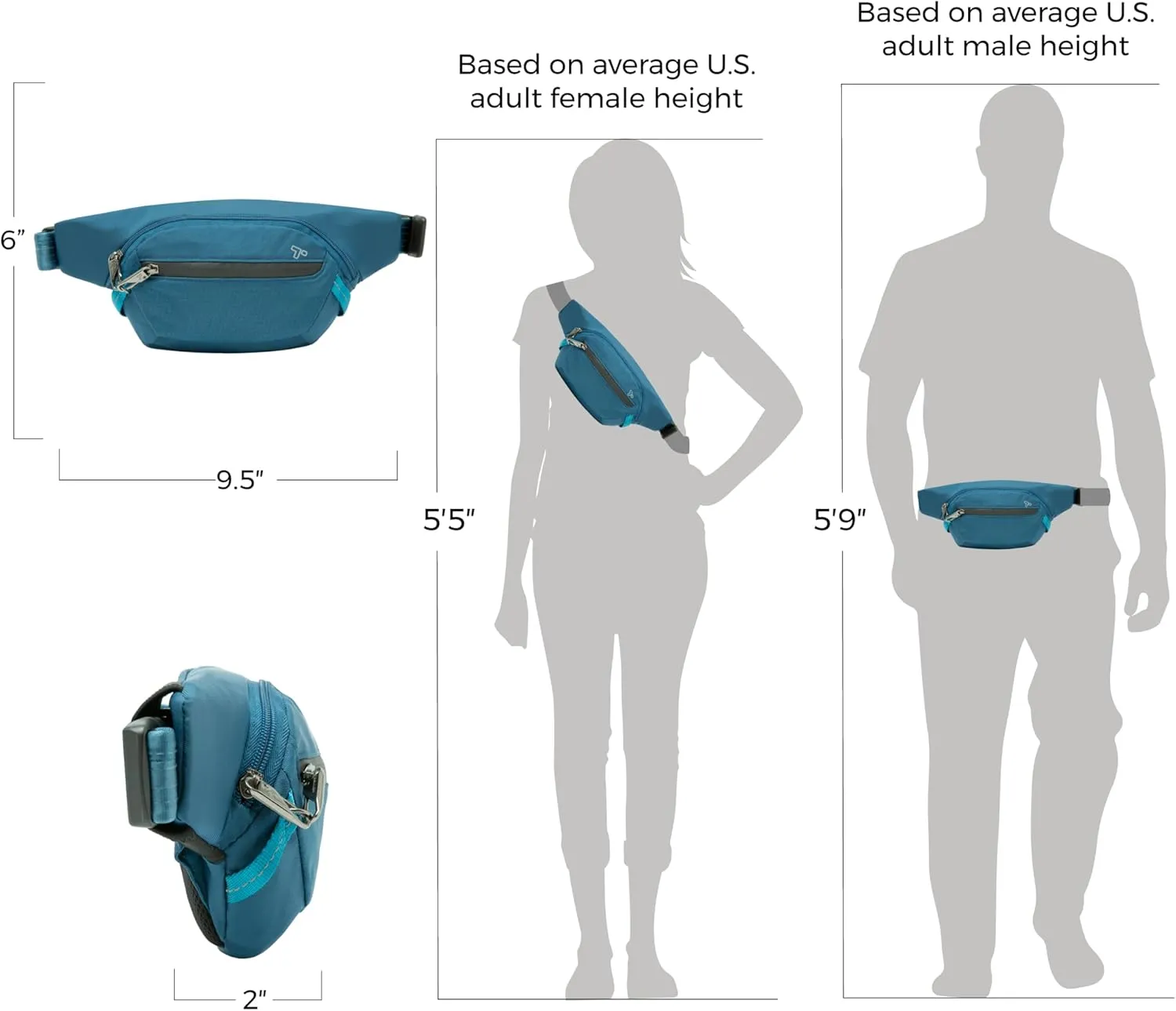 Travelon Anti-Theft Active Waist Pack