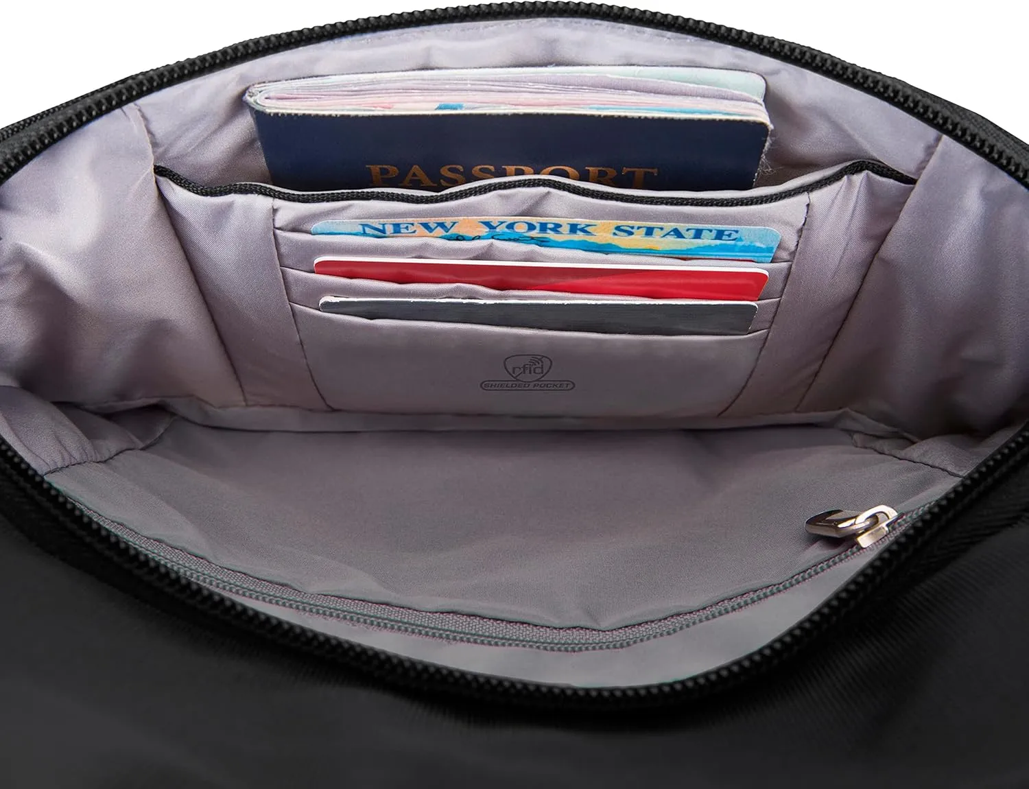 Travelon Anti-Theft Classic Essential Messenger Bag, Black