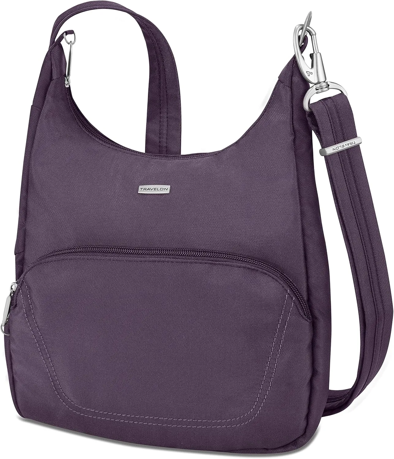Travelon Anti-Theft Classic Essential Messenger Bag, Black