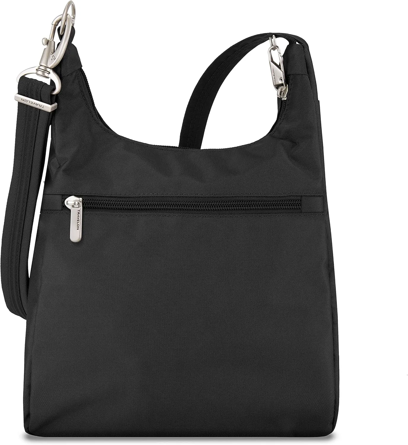 Travelon Anti-Theft Classic Essential Messenger Bag, Black