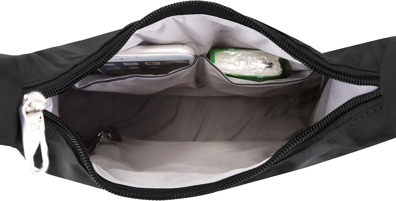 Travelon Anti-Theft Classic Essential Messenger Bag, Black