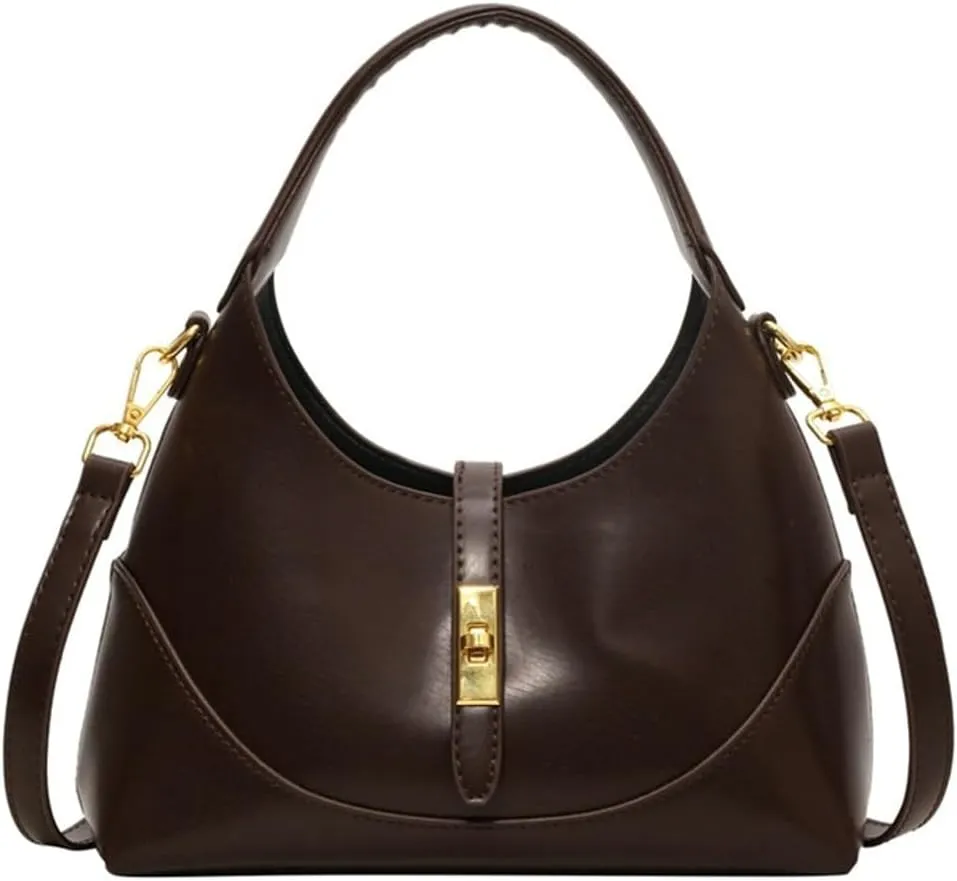 Trendy Vegan Leather Tote Purse for Women Small Shoulder Crossbody Bag Handbag Ladies Designer Satchel 2pcs