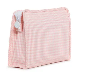 TRVL Roadie Large Zip Pouch - Gingham Taffy