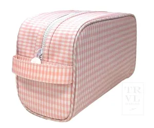 TRVL Stowaway Toiletry Bag - Gingham Taffy