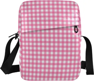 Unisex Crossbody Bag, Halloween Gingham Durable Sling Side Shoulder bags for men women, One Size