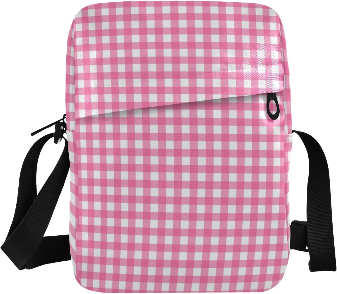 Unisex Crossbody Bag, Halloween Gingham Durable Sling Side Shoulder bags for men women, One Size