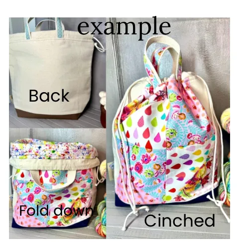 Untamed Patchwork Project Bag-C