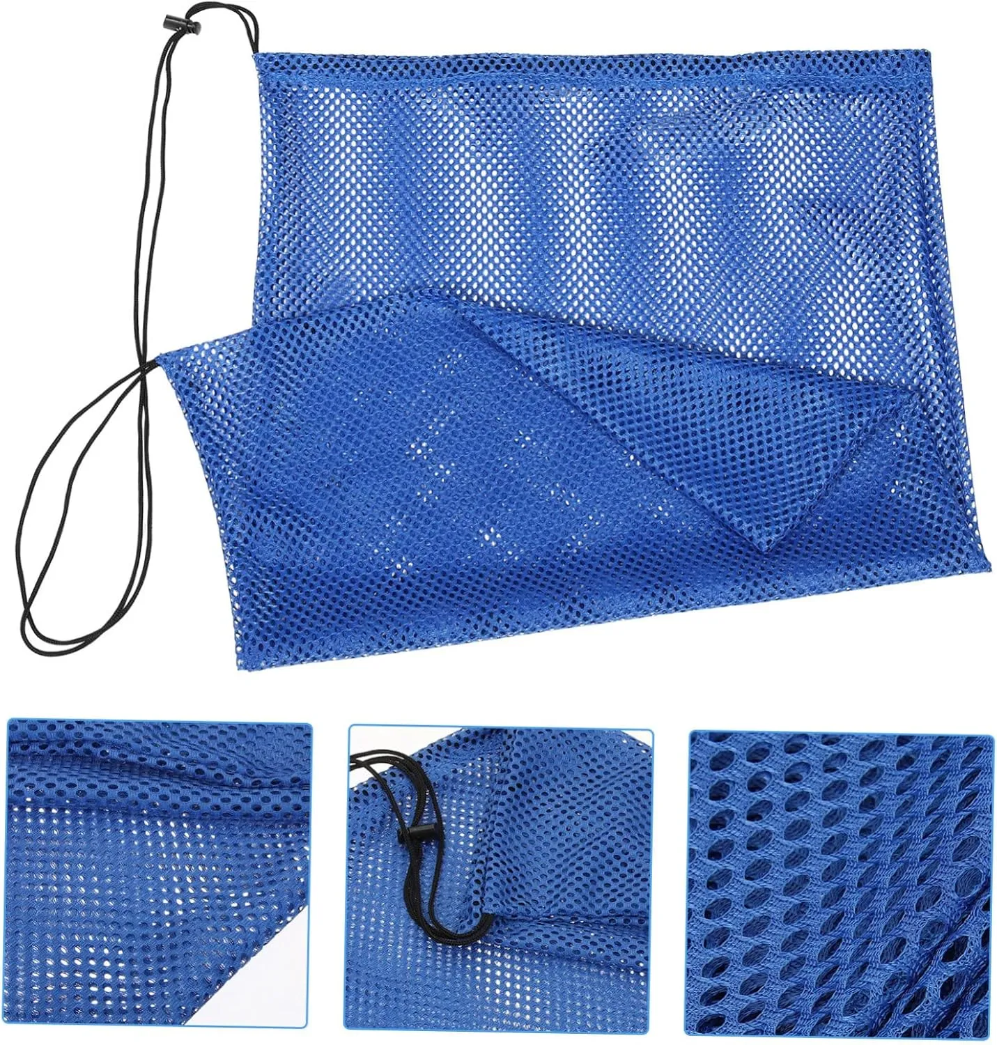 UPKOCH Portable Mesh Draw Storage Bag for Football Basketball Lightweight Straps Durable Design for Sports