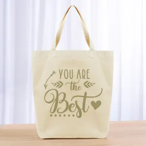 Valentines Tote Bag - khaki