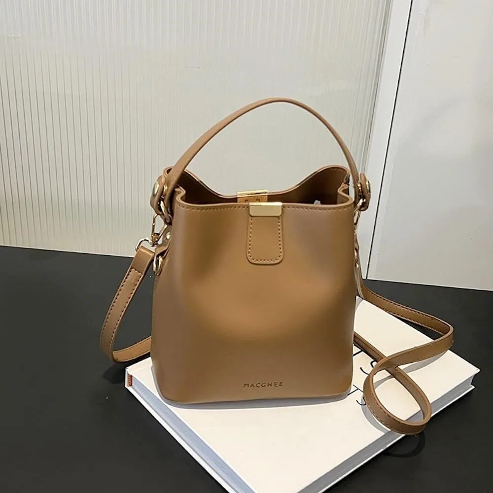Vanilla Girl Aesthetic Small Bucket Bag for Women Small Satchel Bag Purses Crossbody Bag Handbag Mini Tote Bags