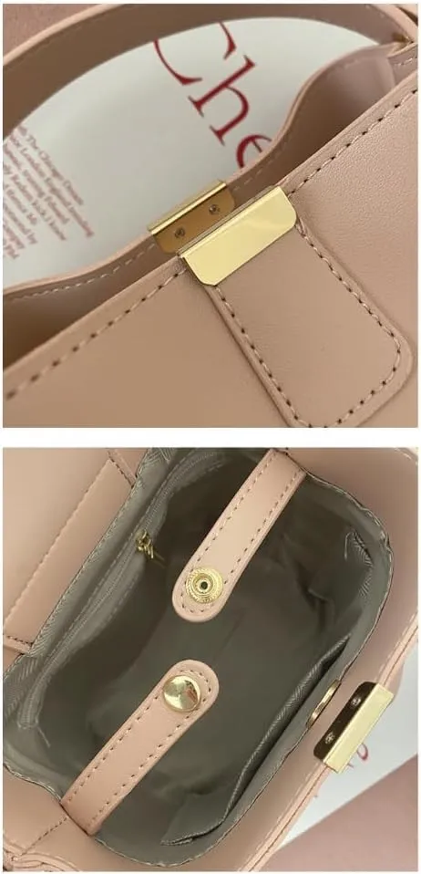 Vanilla Girl Aesthetic Small Bucket Bag for Women Small Satchel Bag Purses Crossbody Bag Handbag Mini Tote Bags