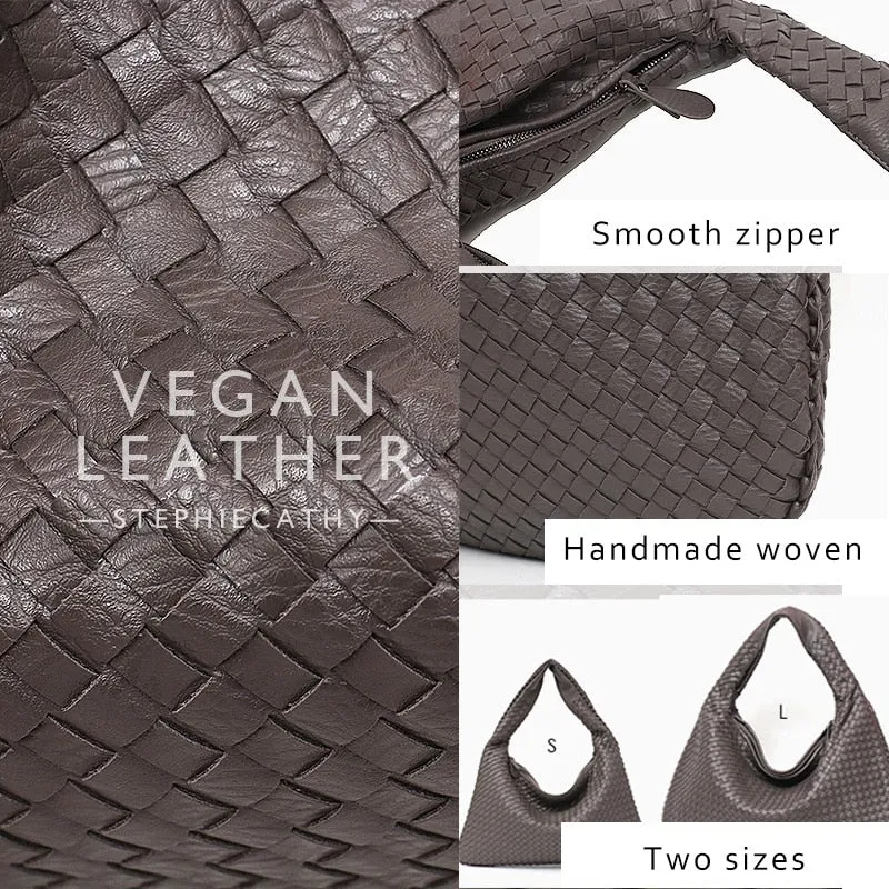 Vegan Leather Hobo Bag