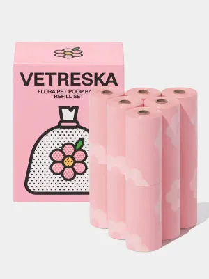 Vetreska - Flora Scented Poop Bags (12 Rolls)
