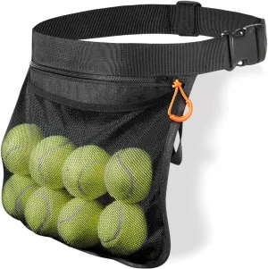 VISEMAN Tennis Ball Band Holder - Waist Bag Holding 8 Pickleball or Tennis Balls