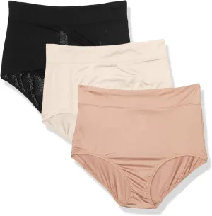 Warner's Women's Blissful Benefits Breathable Moisture-Wicking Microfiber Brief Rs4963w