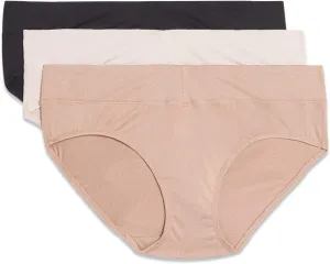 Warner's Women's Blissful Benefits Dig-free Comfort Waist Moisture-wicking Microfiber Brief Ru4963w