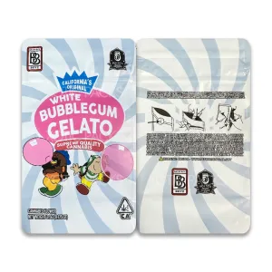 White Bubblegum Gelato Mylar Bag 3.5 Grams