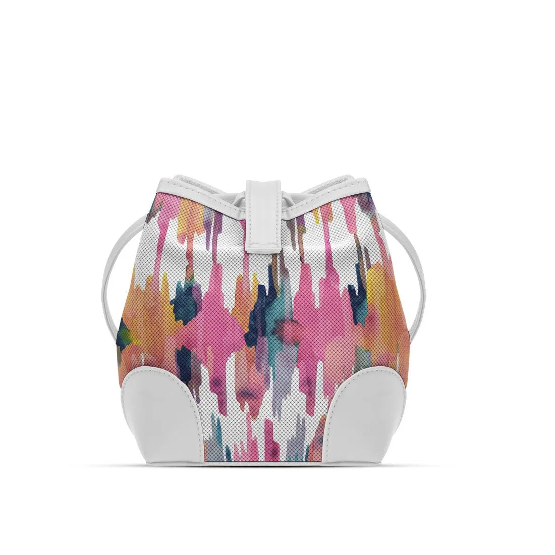 White Bucket Bags Rose quarts
