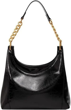 Women PU Leather Shoulder Bag Retro Large Crossbody Purse Commuting Tote Handbag Travel Dating