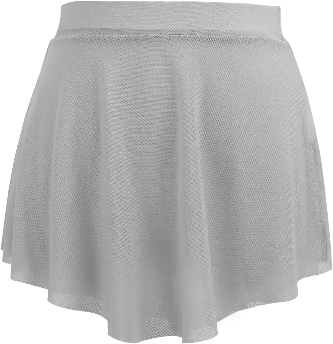 Women Soft Mesh Side Split Short Ballet Dance Skirt