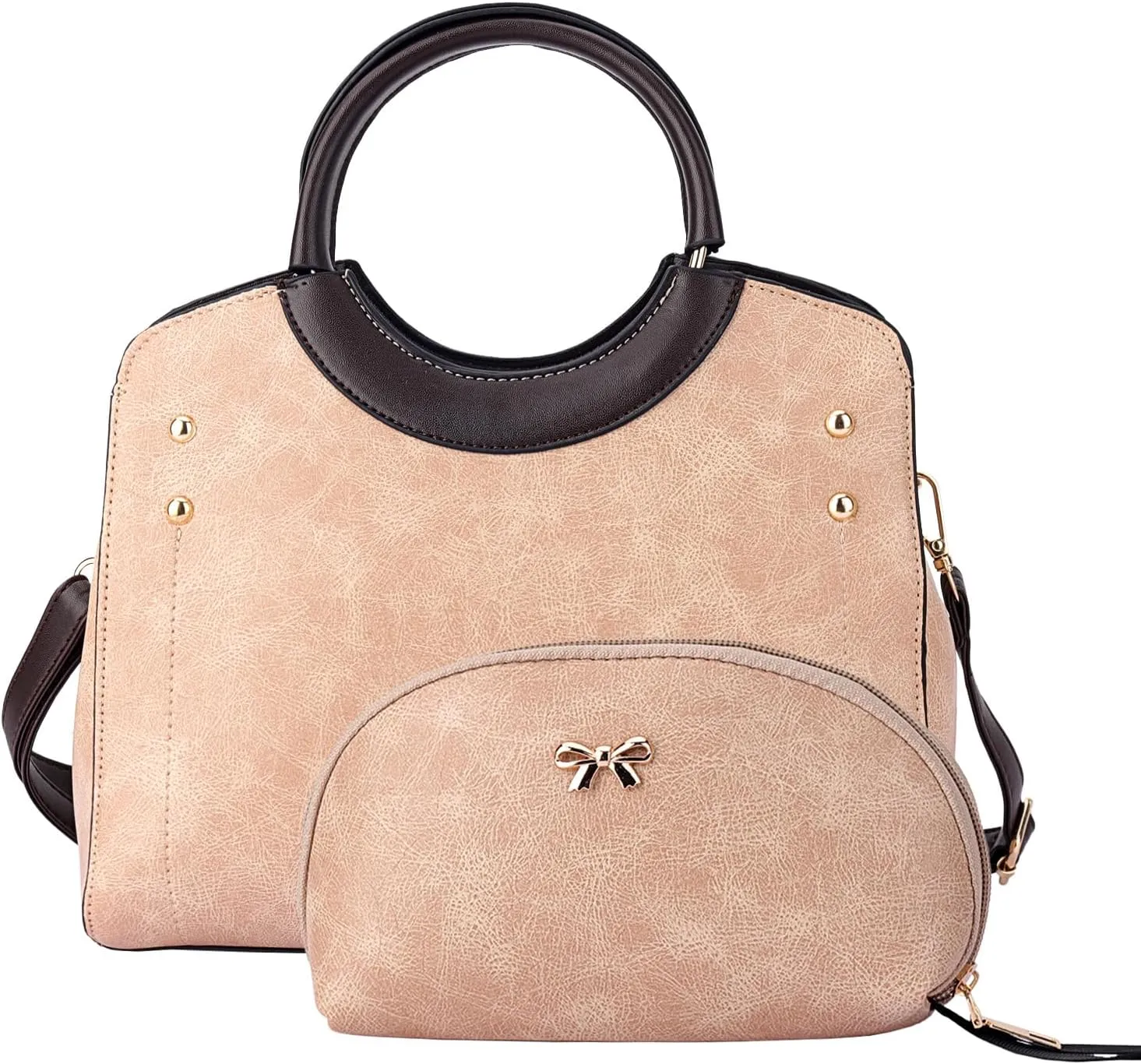 Women Tote Bag Fashion Top Handbag Shoulder Bags Leather Satchel Purses with Wallet