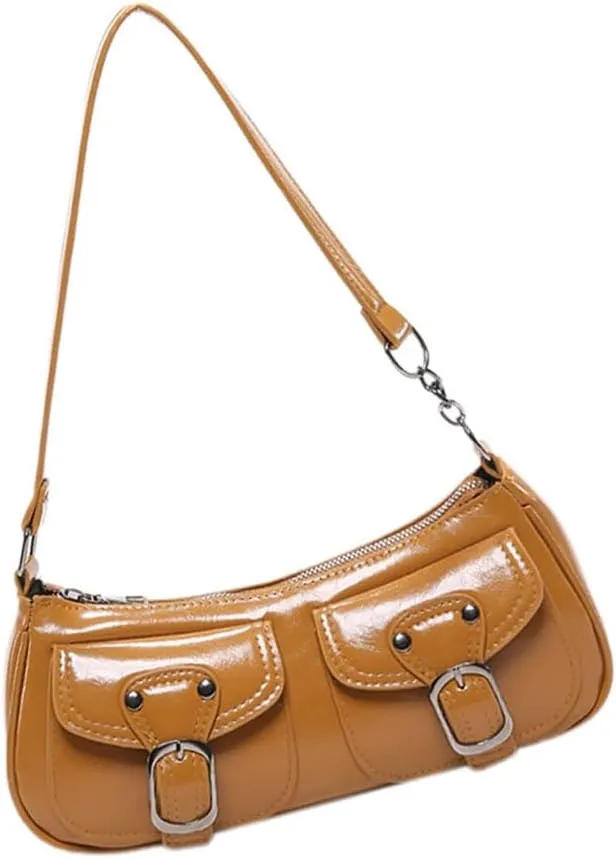 Women's Casual Shoulder Bag Vintage Inspired Armpit Bags Practical PU Leather Underarm Purse for Various Occasion