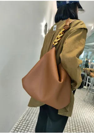 Women's Chain Leather New Japanese And Korean Style Handbags