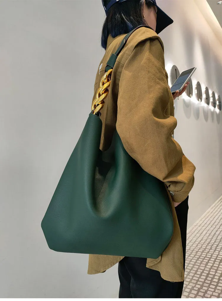 Women's Chain Leather New Japanese And Korean Style Handbags